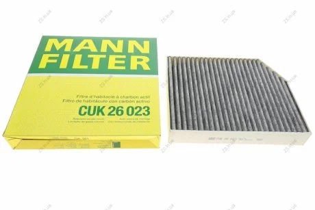 Воздушный фильтр салона MANN-FILTER CUK 26023