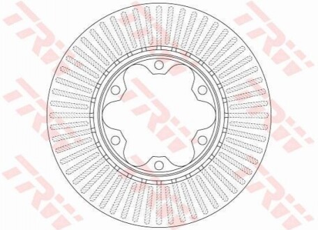 Диск гальмівний TRW DF6481