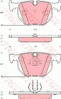 Колодки TRW GDB1499