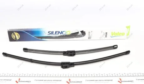 Комплект щеток стеклоочистителя SILENCIO 600х450мм Valeo 577940