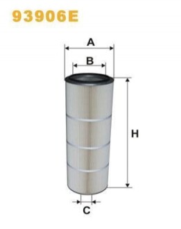 Фільтр повітряній John deere,Komatsu,Caterpillar(WIX) WIX FILTERS 93906E (фото 1)