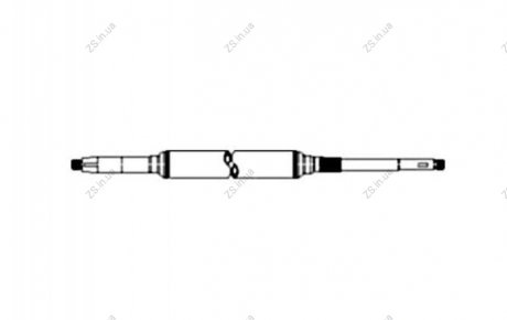 Вал проміжний приводу коробки JD9640-9680WTS/W650/W660 (AH156738) Parts Express WN-AH156738