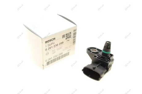 Датчик давления впускного коллектора Bosch 0261230299