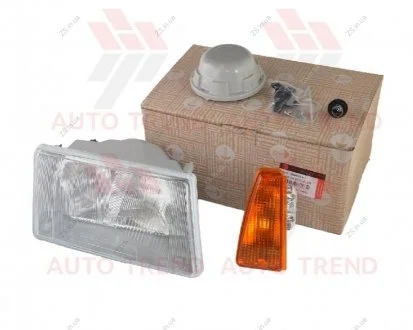 Фара ВАЗ 2108-099, права, жовтий покажчик (Кіржач) ESER 2108-3711010-15К