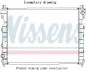 Радіатор системы охолодження Nissens 606236 (фото 1)