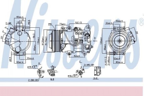 Компресор кондиціонера Nissens 890141