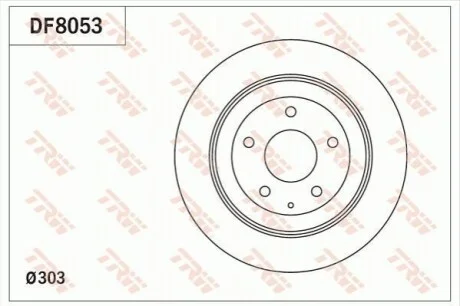Диск тормозной TRW DF8053