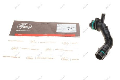Шланг, продувка картера BMW 5 (F10/F11)/X5 (E70)/X6 (E71/E72/F16) 3.0и 06-19 N54/N55 Gates EMH137