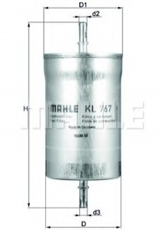 Фільтр палива Knecht/Mahle KL767