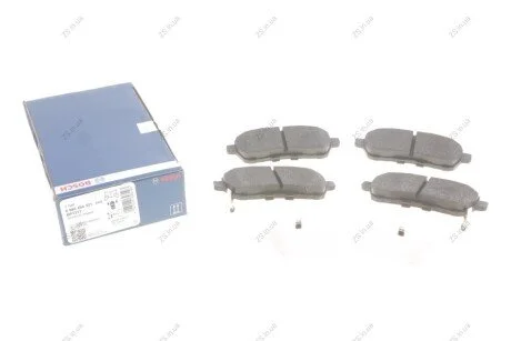 Комплект гальмівних колодок з 4 шт. дисків Bosch 0986494321