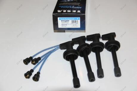 Премиум К-т проводов выс. напряжения ГАЗ 2217, 2310, 2752 Соболь двигатель. 406 С НАКОНЕЧНИК TESLA T712T7