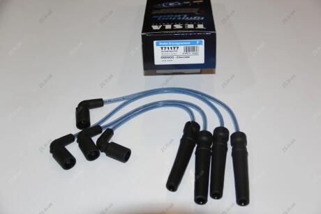 Преміум К-т дротів вис. напруги Vida 1.5 8V; Daewoo-Chevrolet Lanos 1.6 SX, Nubira TESLA T711T7