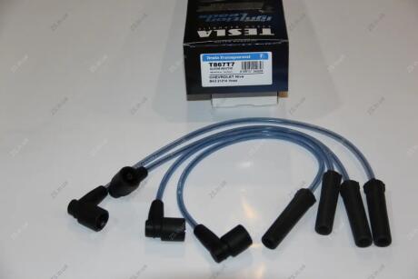 Премиум К-т проводов выс. напряжения ВАЗ 2120, 21214, 2123 1.7i MPI, Шевроле-Нива 1.7i TESLA T867T7