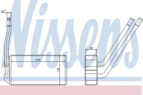 Радіатори опалення Nissens 73000