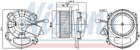 Вентилятор салону Nissens 87430