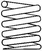 Пружина подвески SACHS 997 109