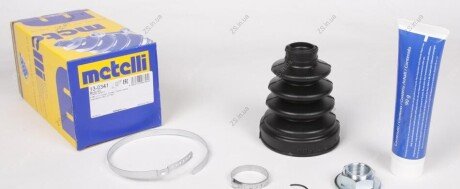 Ремонтний комплект пильника шарніра рівних кутових швидкостей з елементами монтажу. METELLI 13-0341