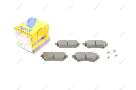 Комплект гальмівних колодок з 4 шт. дисків METELLI 22-1160-0