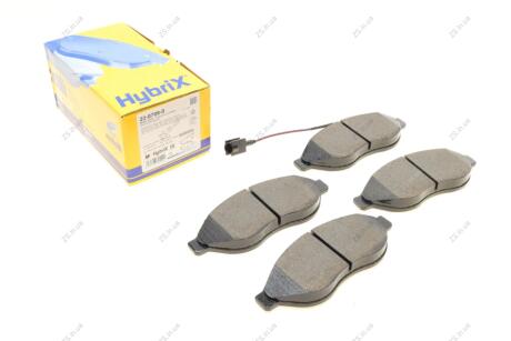 Комплект гальмівних колодок з 4 шт. дисків METELLI 22-0708-0