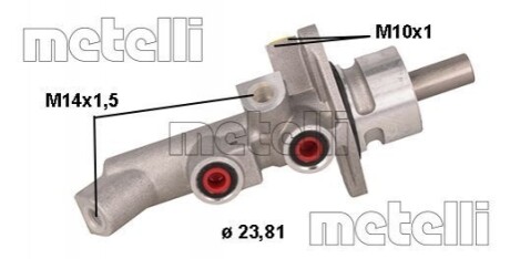 Цилиндр гидравлический тормозной METELLI 05-1119