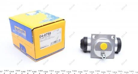 Цилиндр гидравлический тормозной METELLI 04-0758