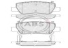 Колодка гальм. диск. TOYOTA AVENSIS/AVENSIS SW 1.6,1.8,2.0,2.0D-4D,2.2D-4D 09- задн. (ABS) A.B.S. 37737 (фото 1)