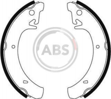 Колодка гальм. барабан. ВАЗ 2110-2112, 2108, 2109, МОСКВИЧ, ЗАЗ задн. (ABS) A.B.S. 8812 (фото 1)