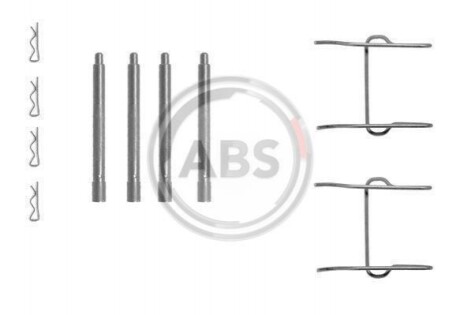 Монтажный к-кт тормозов. колодок MB V-CLASS; PEUGEOT 406, 605, 607 (выр-во ABS) A.B.S. 1149Q