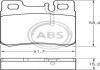 Колодка гальм. диск. MB C KLASSE W202/E KLASSE W124 задн. (ABS) A.B.S. 36687 (фото 1)