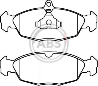 Колодка гальм. диск. DAEWOO LANOS (KLAT), NEXIA передн. (ABS) A.B.S. 36771 (фото 1)