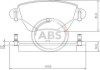 Колодка гальм. диск. FORD MONDEO, RENAULT KANGOO задн. (ABS) A.B.S. 37254 (фото 1)