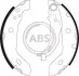 Колодка тормозов. барабан. MERCEDES W168 (A-CLASS) задн. (выр-во ABS) A.B.S. 9041 (фото 1)