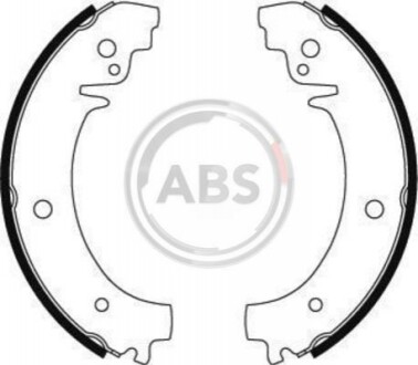 Колодка гальм. барабан. ВАЗ 2101, НИВА 2121, задн. (ABS) A.B.S. 8007