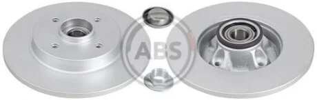Диск гальмівний CITROEN, PEUGEOT задн. з підшипн. (ABS) A.B.S. 17835C