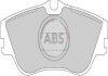 Колодка гальм. диск. VW TRANSPORTER 15" передн. (ABS) A.B.S. 36876 (фото 1)