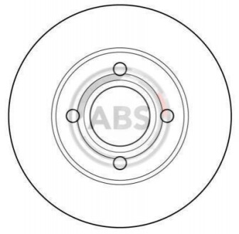 Диск тормозной AUDI 80/90/100 передн. вент. (выр-во ABS) A.B.S. 15746