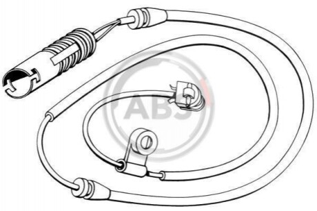 Датчик зносу колодок гальм. BMW X5 передн. (ABS) A.B.S. 39584