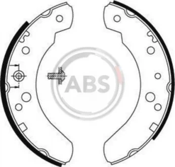 Колодка тормозов. барабан. FORD TRANSIT задн. (выр-во ABS) A.B.S. 8829