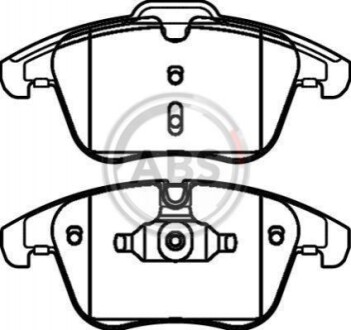 Колодка гальм. диск. FORD MONDEO, передн. (ABS) A.B.S. 37568 (фото 1)