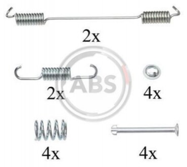 Монтажний к-кт гальм. колодок FIAT DOBLO (ABS) A.B.S. 0796Q