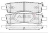 Колодка гальм. диск. OPEL INSIGNIA задн. (ABS) A.B.S. 37729 (фото 1)