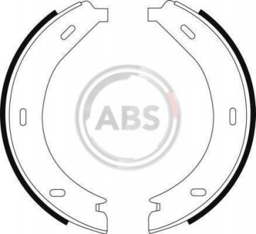 Колодка гальм. барабан. MB VITO задн. (ABS) A.B.S. 9110