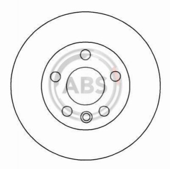 Диск тормозной VW T4 передн. вент. (выр-во ABS) A.B.S. 16657