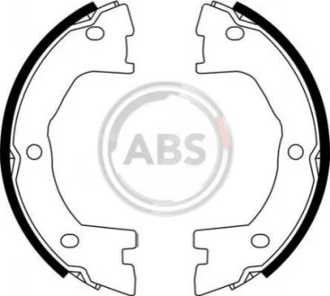 Колодка тормозов. барабан. IVECO DAILY (выр-во ABS) A.B.S. 9199