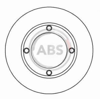 Диск гальмівний ВАЗ 2101 передн. (ABS) A.B.S. 15025