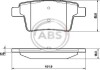 Колодка гальм. FORD Mondeo задн. (ABS) A.B.S. 37489 (фото 1)