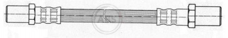 Шланг гальмівний ВАЗ 2108-99 (ABS) A.B.S. SL 3262