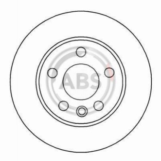 Диск гальмівний VW T4 задн. (ABS) A.B.S. 16659