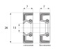 Сальник штока выбора передач КПП DAEWOO Lanos/Chevrolet/Nubira/Lacetti/Nexia/Espero/Aveo 13-26-7 (NBR) ASR 013-26-7 TC (фото 3)