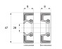 Сальник вала первичного КПП ВАЗ 2101-07, 28-47-8 (NBR металл) Renault, Dacia, SEAT, IVECO ASR 028-47-8 TC (фото 3)